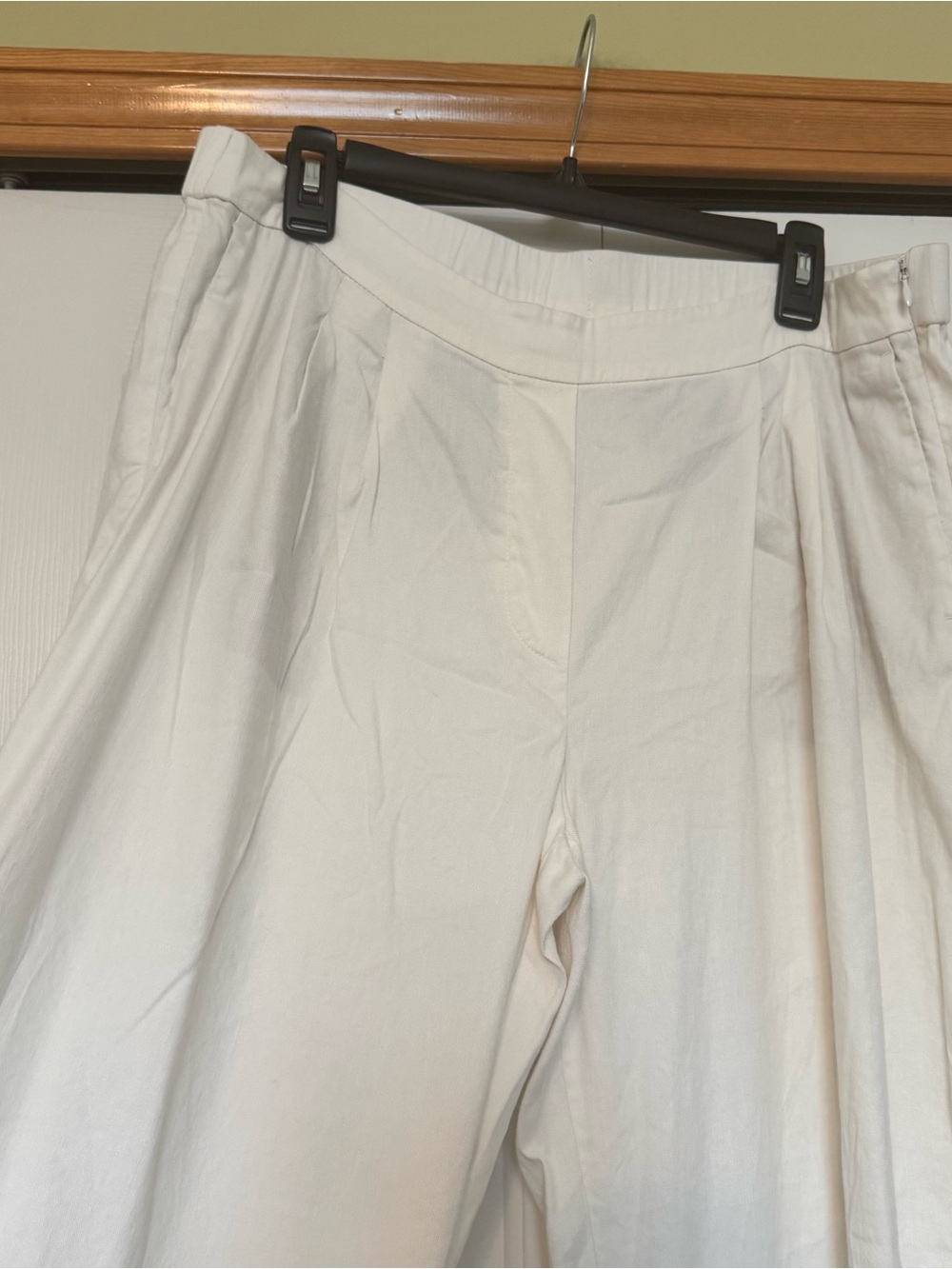 J. Jill Love Linen Blend Ankle Crop Wide Leg Pants - Picture 3 of 8